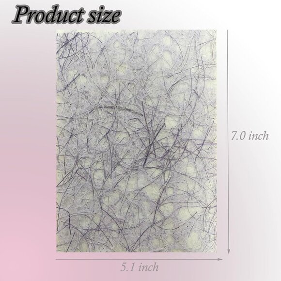 8 Pack Textured Scrapbooking Paper and Mesh Fabric Supplies, 5.1x7.0 Inch, Multi - Picture 2 of 7